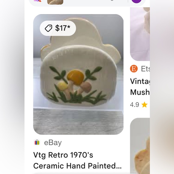 Vintage 1970 Arnels Pottery Mushroom Ceramic Kitchen Set - Picture 13 of 14